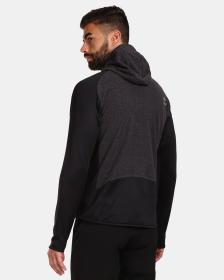 KILPI VERSAM-M Čierna pánska fleecová mikina