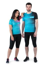 KILPI VICTORI-M Modré pánské běžecké tričko