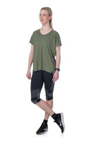 Kilpi VIGA-W čierne dámske 3/4 legíny