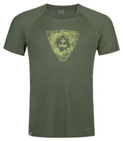 Kilpi WYLDER-M khaki pánske bežecké tričko Kilpi WYLDER-M khaki pánske bežecké tričko