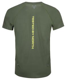 Kilpi WYLDER-M khaki pánske bežecké tričko