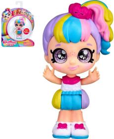 KINDI KIDS Minis Panenka mini Rainbow Kate 9cm kývá hlavou velké oči KINDI KIDS Minis Panenka mini Rainbow Kate 9cm kývá hlavou velké oči