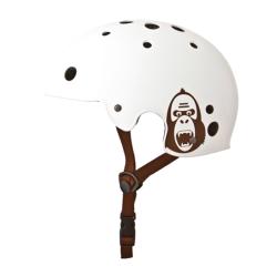 King Kong BMX biela matná cyklistická prilba