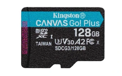 Kingston 128GB microSDXC Canvas Go Plus Gen4 200MB/s A2 U3 V30 Card bez adapteru