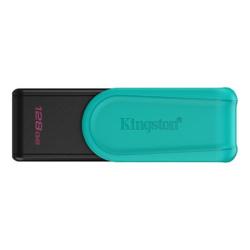 KINGSTON 128GB Portable USB 3.2 Gen 1 DataTraveler Exodia S (Black/Turquoise) KINGSTON 128GB Portable USB 3.2 Gen 1 DataTraveler Exodia S (Black/Turquoise)