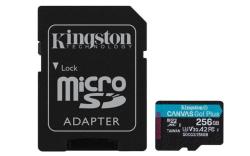 KINGSTON 256GB microSDXC Canvas Go Plus Gen4 200MB/s A2 U3 V30 Card + Adapter KINGSTON 256GB microSDXC Canvas Go Plus Gen4 200MB/s A2 U3 V30 Card + Adapter