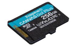 KINGSTON 256GB microSDXC Canvas Go Plus Gen4 200MB/s A2 U3 V30 Card bez adaptéru KINGSTON 256GB microSDXC Canvas Go Plus Gen4 200MB/s A2 U3 V30 Card bez adaptéru