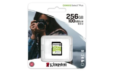 Kingston 256GB SDXC CANVAS Plus Class10 UHS-I 150MB/s Read Flash Card Gen3