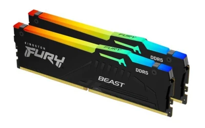 Kingston 32GB 6000MT/s DDR5 CL36 DIMM (Kit of 2) FURY Beast RGB EXPO