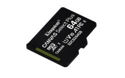 KINGSTON 64 microSDXC 100MB/s Read, UHS-I Speed Class, U1, V10, A1 (64GB) - bez adaptéru