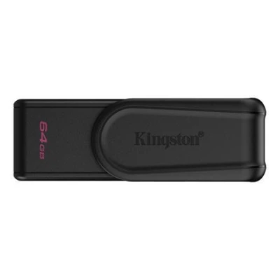 Kingston 64GB Portable USB 3.2 Gen 1 DataTraveler Exodia S (Black/Black)