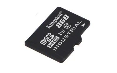 Kingston 8GB microSDHC Industrial C10 A1 pSLC Card Single Pack w/o Adapter