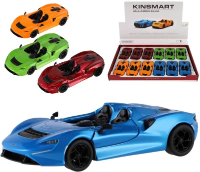 KINSMART Auto 1:36 McLaren Elva kov PB 13cm 4 barvy