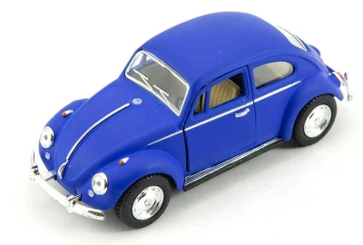 Kinsmart Auto hippies model VW Classical Beetle kov 13cm zpětný nátah 4 barvy