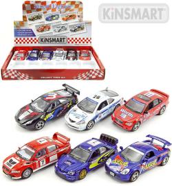 Kinsmart Auto model 1:38 Street Fighter kov PB 13cm 6 druhů
