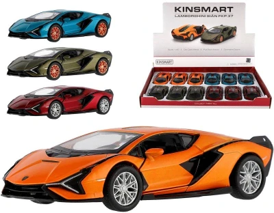 Kinsmart Auto model 1:40 Lamborghini Sián FKP 37 kov PB 13cm 4 barvy Kinsmart Auto model 1:40 Lamborghini Sián FKP 37 kov PB 13cm 4 barvy