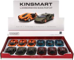 Kinsmart Auto model 1:40 Lamborghini Sián FKP 37 kov PB 13cm 4 barvy