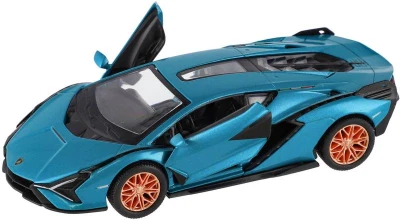 Kinsmart Auto model 1:40 Lamborghini Sián FKP 37 kov PB 13cm 4 barvy