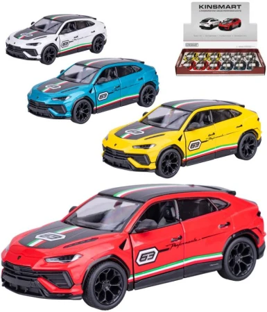Kinsmart Auto model Lamborghini Urus Performante kov PB 13cm 4 barvy