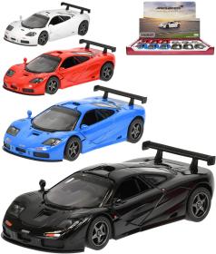 Kinsmart Auto model McLaren F1 GTR kov PB 13cm 4 barvy