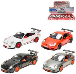 Kinsmart Auto sportovní 1:36 Porsche 911 GT3 RS kov PB 13cm 4 barvy