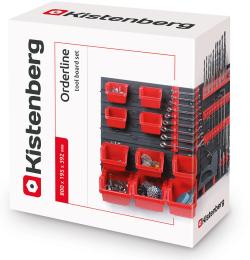Kistenberg Systém závěsný+10 boxů na nářadí ORDERLINE 800x195x400mm Kistenberg Systém závěsný+10 boxů na nářadí ORDERLINE 800x195x400mm