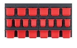 KISTENBERG Závěsný panel s 20 boxy na nářadí ORDERLINE 800x165x400
