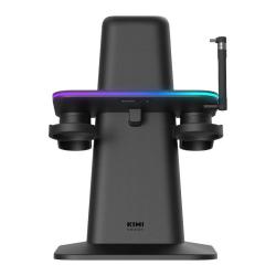 Kiwidesign RGB vertikální stojan Meta s oficiální značkou Kiwi Design QC03 pro Meta Quest 3/Quest 2/Quest PRO černý
