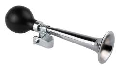 TK 91 Klakson rovný rozšířený Fe/guma, chromovaný