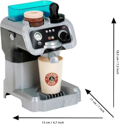 Klein Barista espresso dětský kávovar funkční na vodu set s doplňky