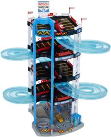 Klein BOSCH garáž pro auta 5 pater 4 podlaží set se dvěma autíčky 84cm Klein BOSCH garáž pro auta 5 pater 4 podlaží set se dvěma autíčky 84cm