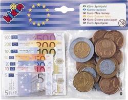 Klein Set Euro mince a bankovky dětské EUR peníze v sáčku