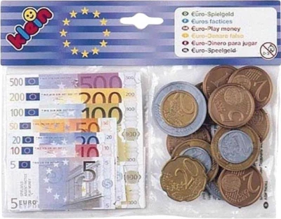 Klein Set Euro mince a bankovky dětské EUR peníze v sáčku Klein Set Euro mince a bankovky dětské EUR peníze v sáčku