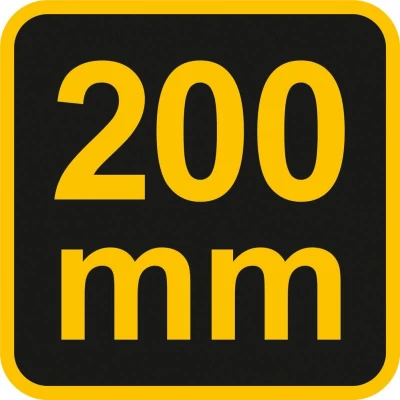 Vorel Klíč nastavitelný 200 mm plastová rukojeť