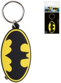 Klíčenka Batman logo 6cm přívěsek na klíče gumový