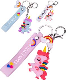 Klíčenka jednorožec holčičí přívěsek na klíče 3 barvy