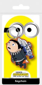 Klíčenka Mimoni (Minions) Gru jetpack 6cm přívěsek na klíče gumový