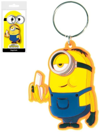 Klíčenka Mimoni (Minions) Stuart banán 6cm přívěsek na klíče gumový Klíčenka Mimoni (Minions) Stuart banán 6cm přívěsek na klíče gumový
