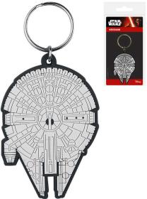 Klíčenka Star Wars Millenum Falcon 6cm přívěsek na klíče gumový Klíčenka Star Wars Millenum Falcon 6cm přívěsek na klíče gumový