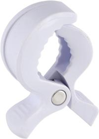 Klipy na kočárek černý + bílý set 2ks plast v sáčku