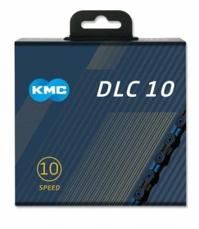 Kmc řetěz DLC 10 Super Light modro/černý v krabičce 116 čl.