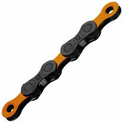 Kmc reťaz DLC 12 oranžovo/čierny v krabičke 126 článkov