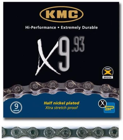 Kmc reťaz X-9.93 stredná/šedá
