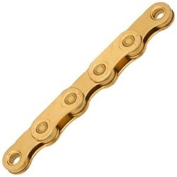Kmc řetěz X Flattop Gold Ti N 126 článků v krabičce, úprava WAX