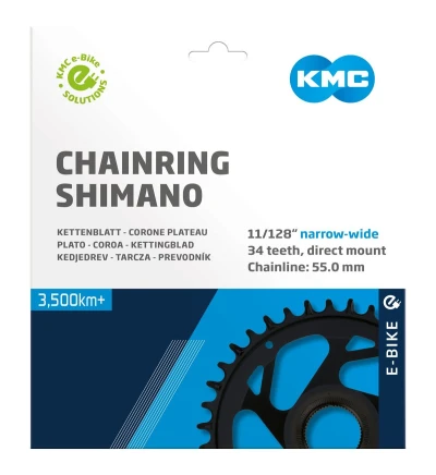 KMC Shimano 34 Zubů 55mm řetěz.linka Narrow-wide převodník