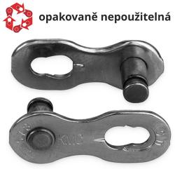 Kmc spojka řetezu e1-e8 EPT stříbrná baleno po 5 kusech, cena za balení