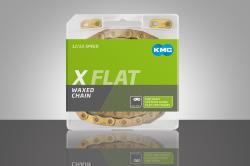 Kmc X-flat Zlatý Waxed BOX řetěz