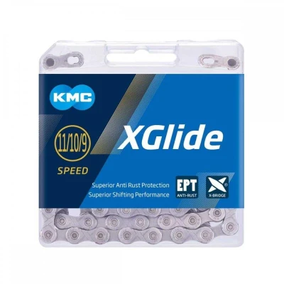 Kmc X-glide Cues X EPT 9-11SP. 126ČL.NEREZ BOX řetěz Kmc X-glide Cues X EPT 9-11SP. 126ČL.NEREZ BOX řetěz