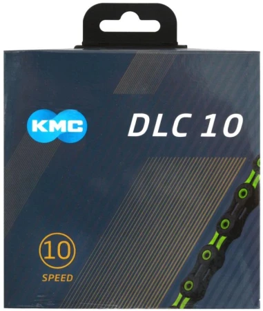 Kmc X10 DLC Zeleno/čierny BOX reťaz