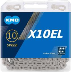 Kmc X10 EL Strieborný BOX reťaz Kmc X10 EL Strieborný BOX reťaz